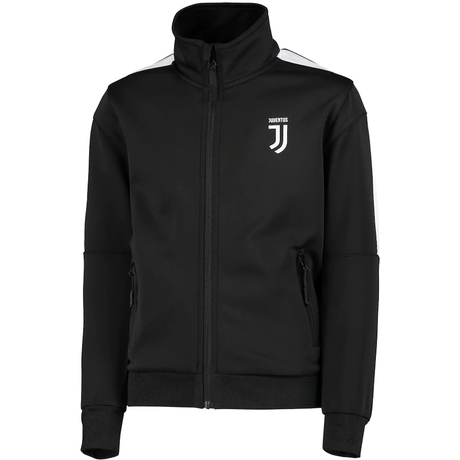 Juventus trainingspak LN volwassenen zwart/wit