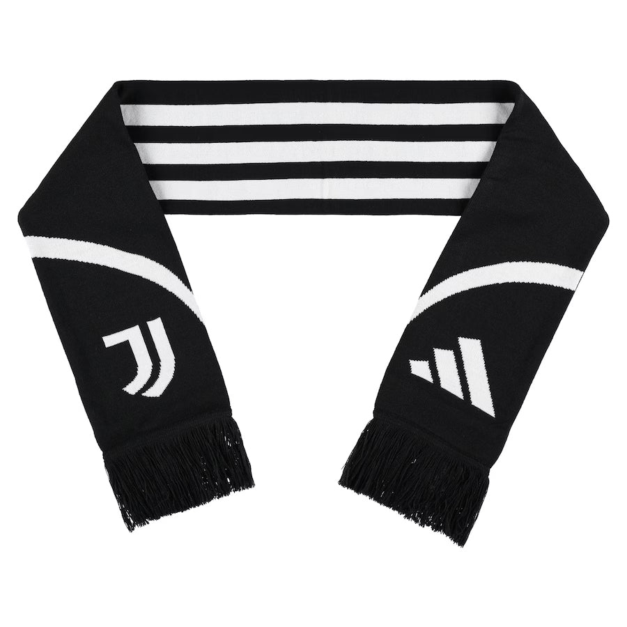 Juventus scarf Adidas pattern black/white