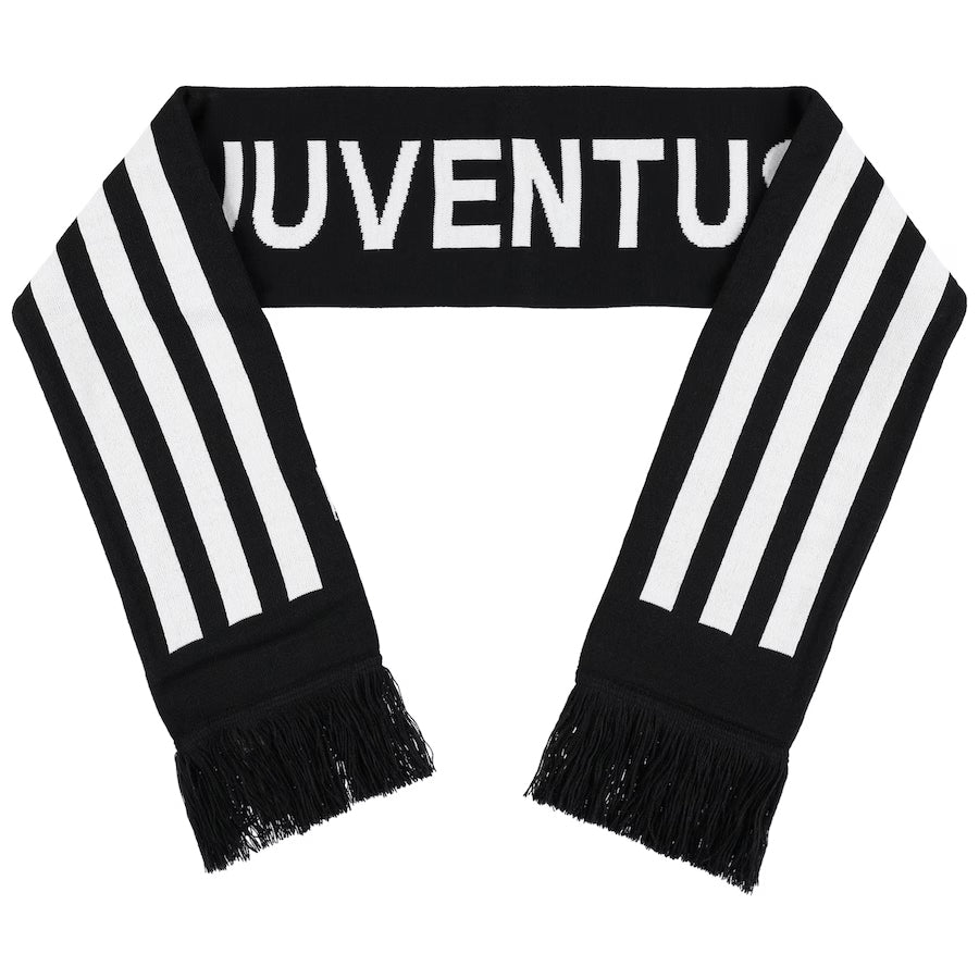 Juventus scarf Adidas pattern black/white