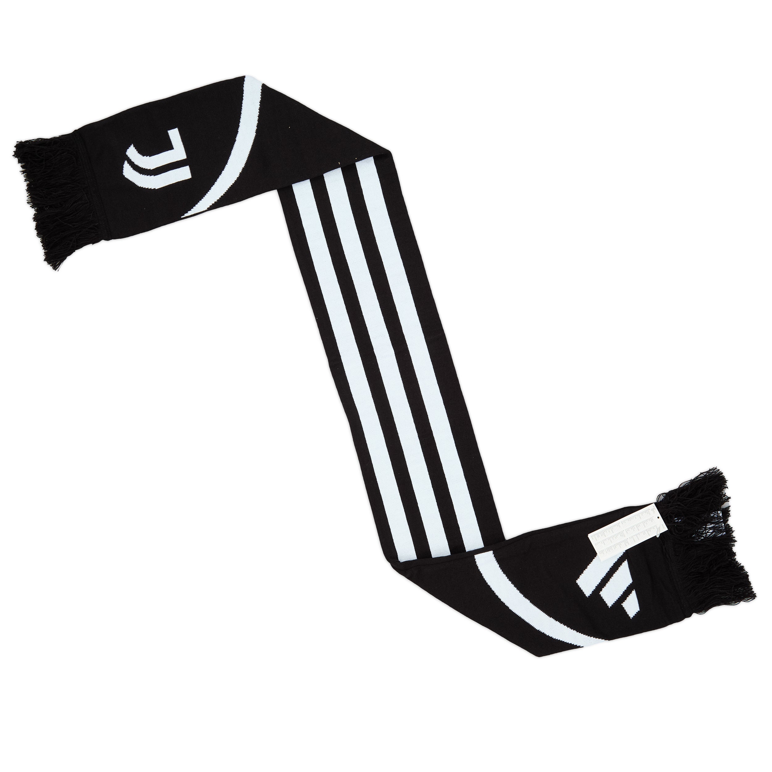 Juventus scarf Adidas pattern black/white