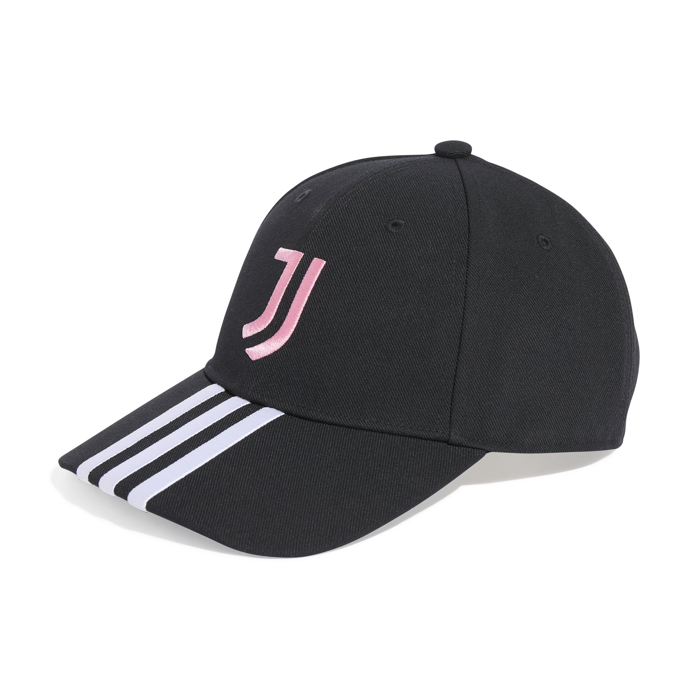 Juventus pet Adidas 3 strepen zwart/roze