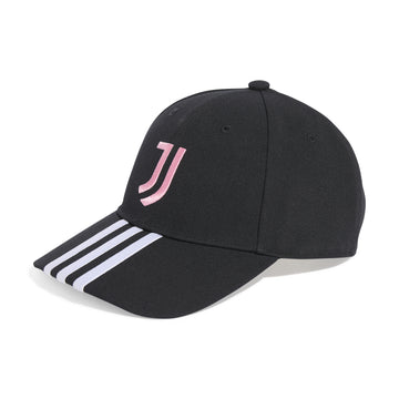 Juventus pet Adidas 3 strepen zwart/roze