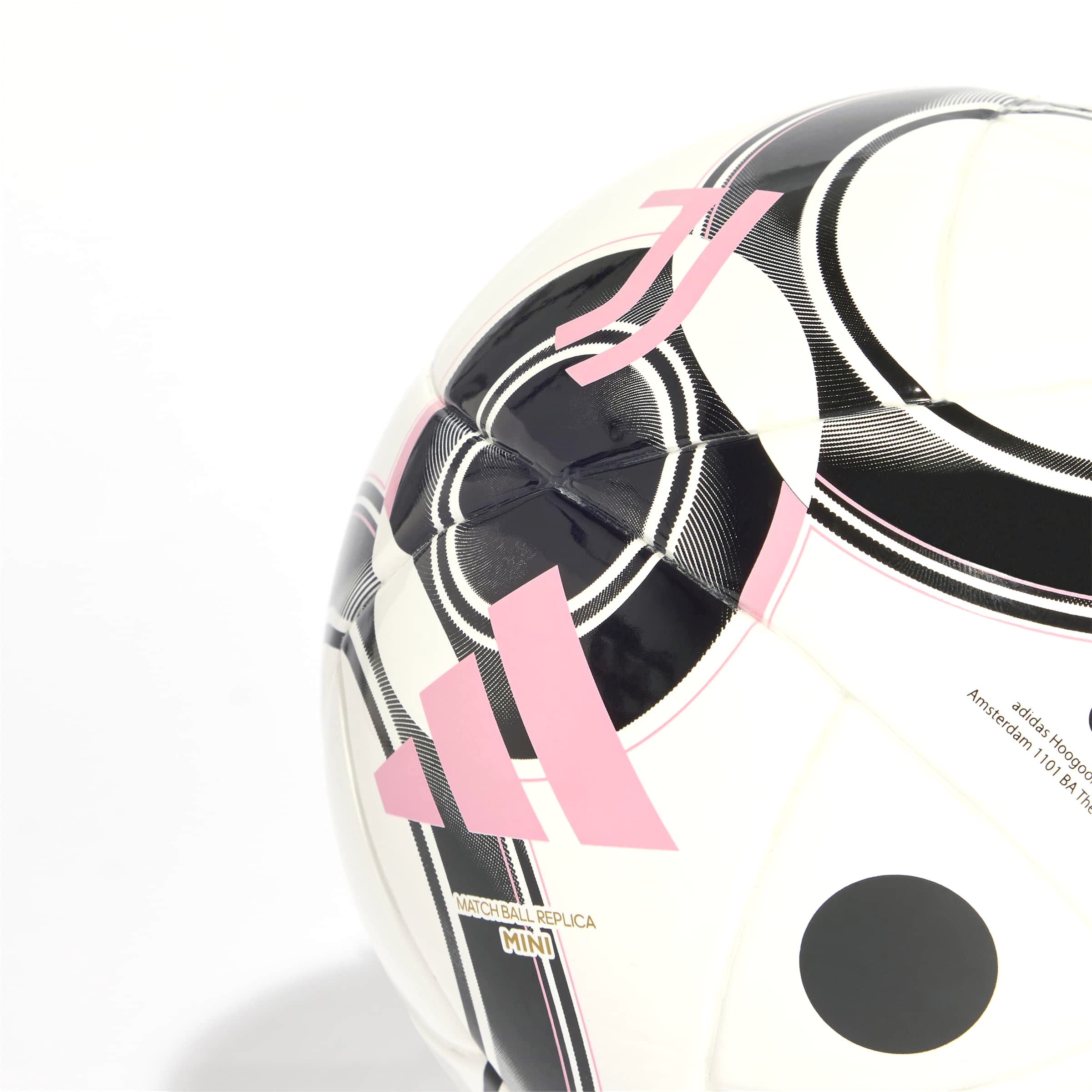 Juventus bal Adidas Club home maat 1 (Mini) wit