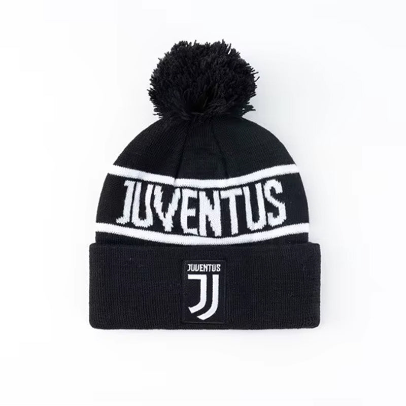 Juventus muts pompon TX zwart