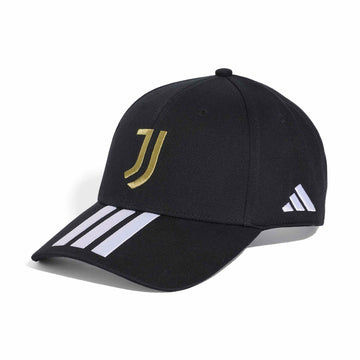Juventus pet Adidas 3 strepen zwart/goud