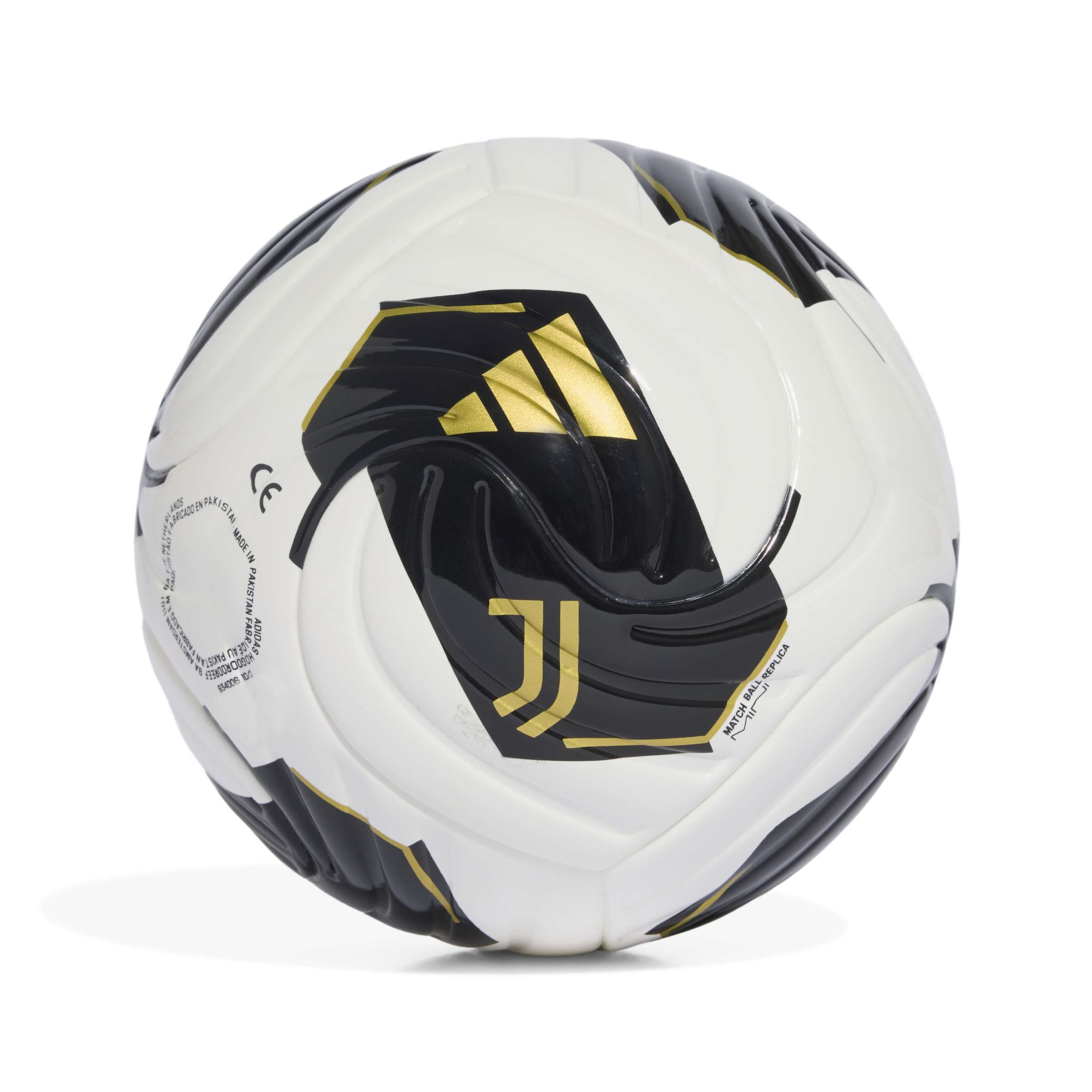 Juventus bal Adidas Club home maat 1 (Mini) wit/zwart