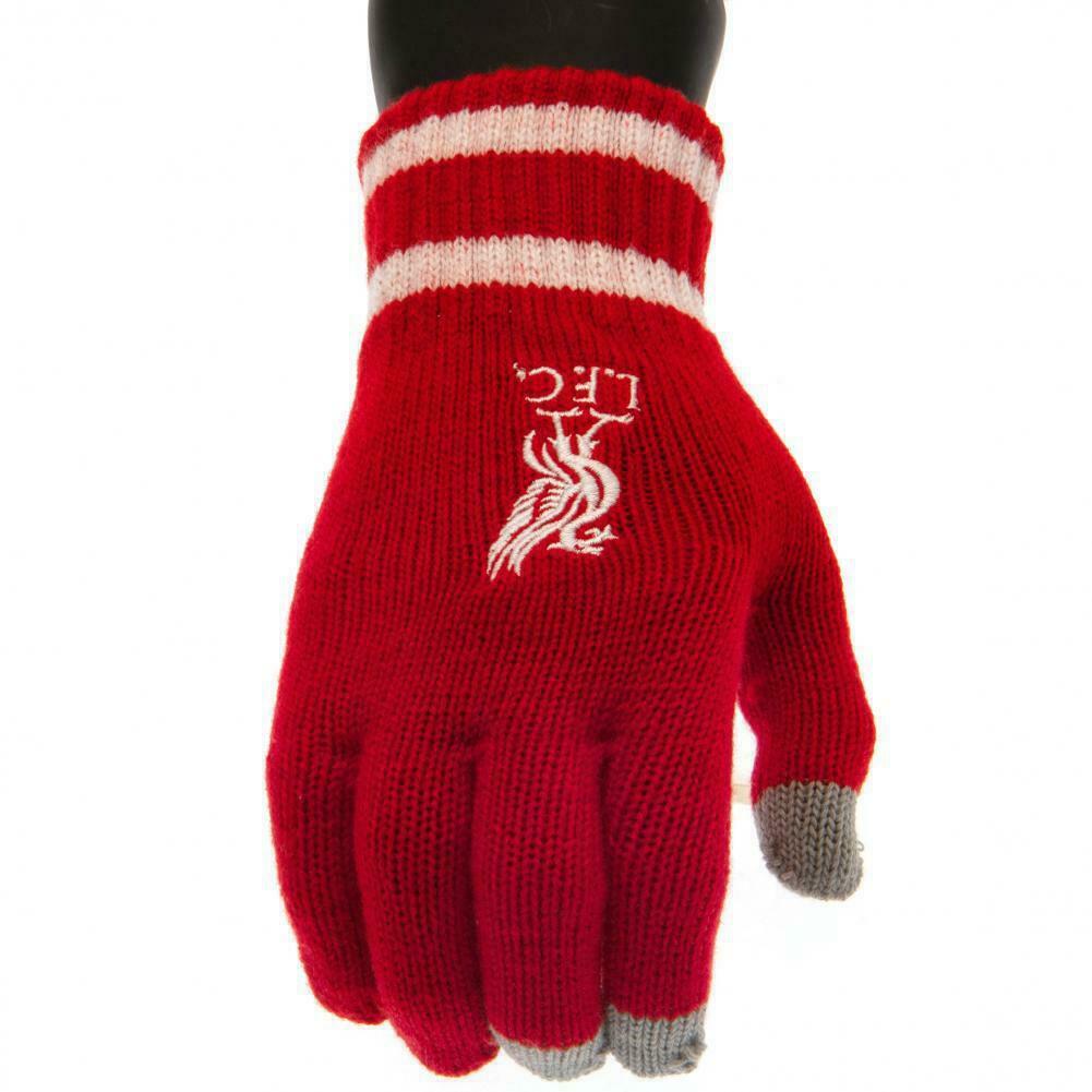 Gants Liverpool rouge/blanc