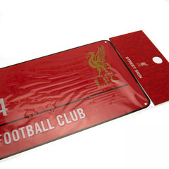 Assiette Liverpool rouge 40 x 18 cm