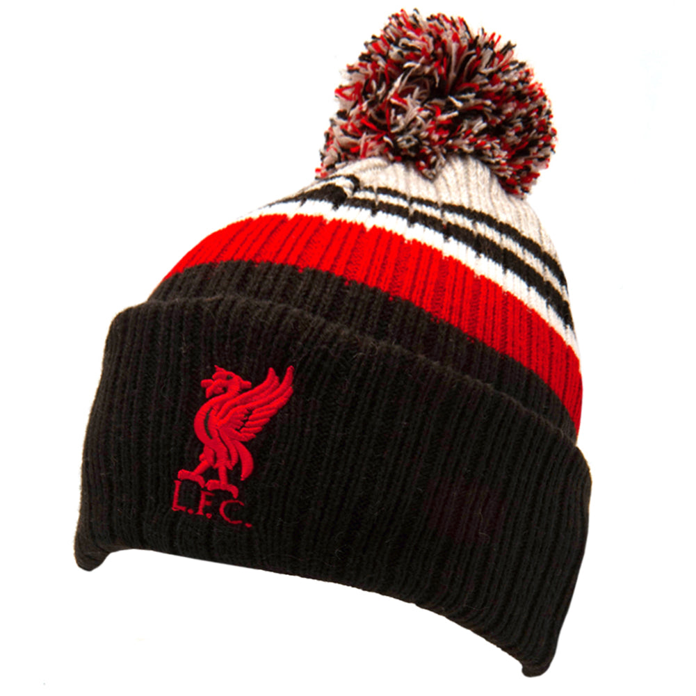 Bonnet Liverpool pompon Pin noir