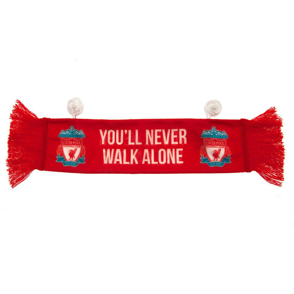 Liverpool mini car scarf YNWA red/white