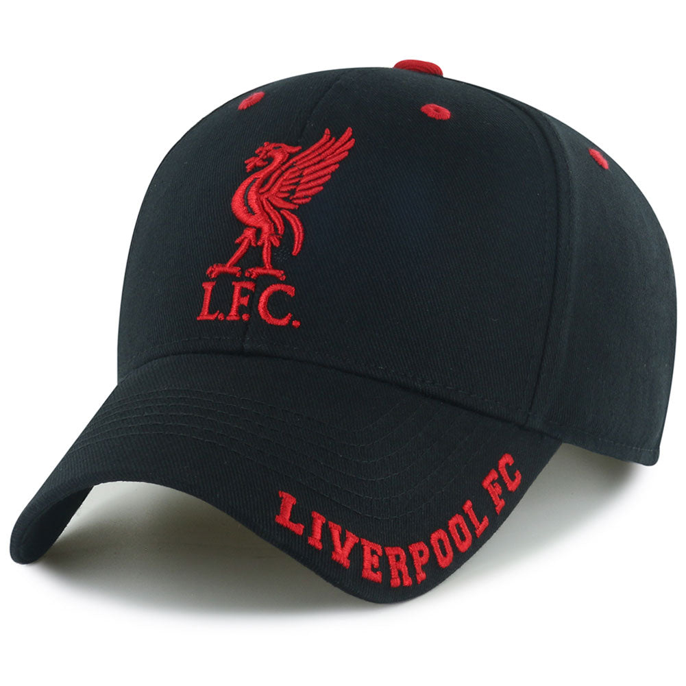 Liverpool cap 3D logo black/red