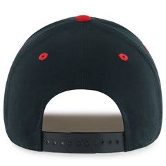 Casquette Liverpool logo 3D noir/rouge