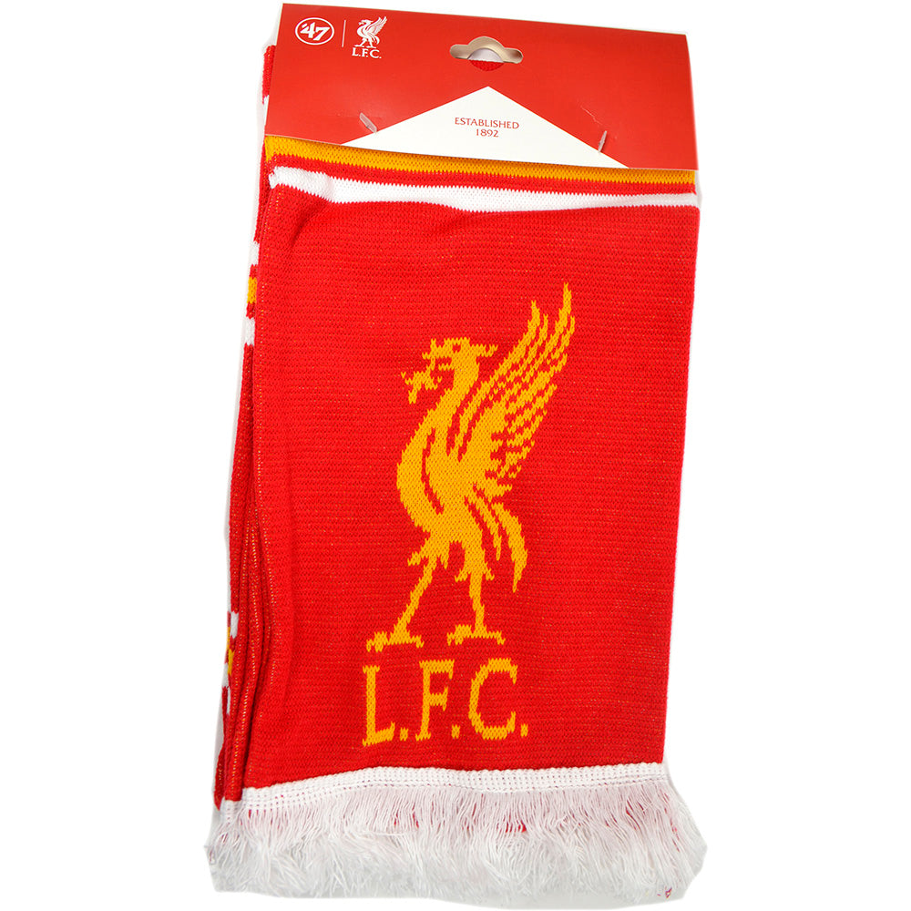 Liverpool sjaal '47 fijne streepjes rood