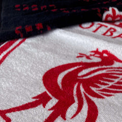 Liverpool handdoek YNWA zwart/rood 70 x 140 cm