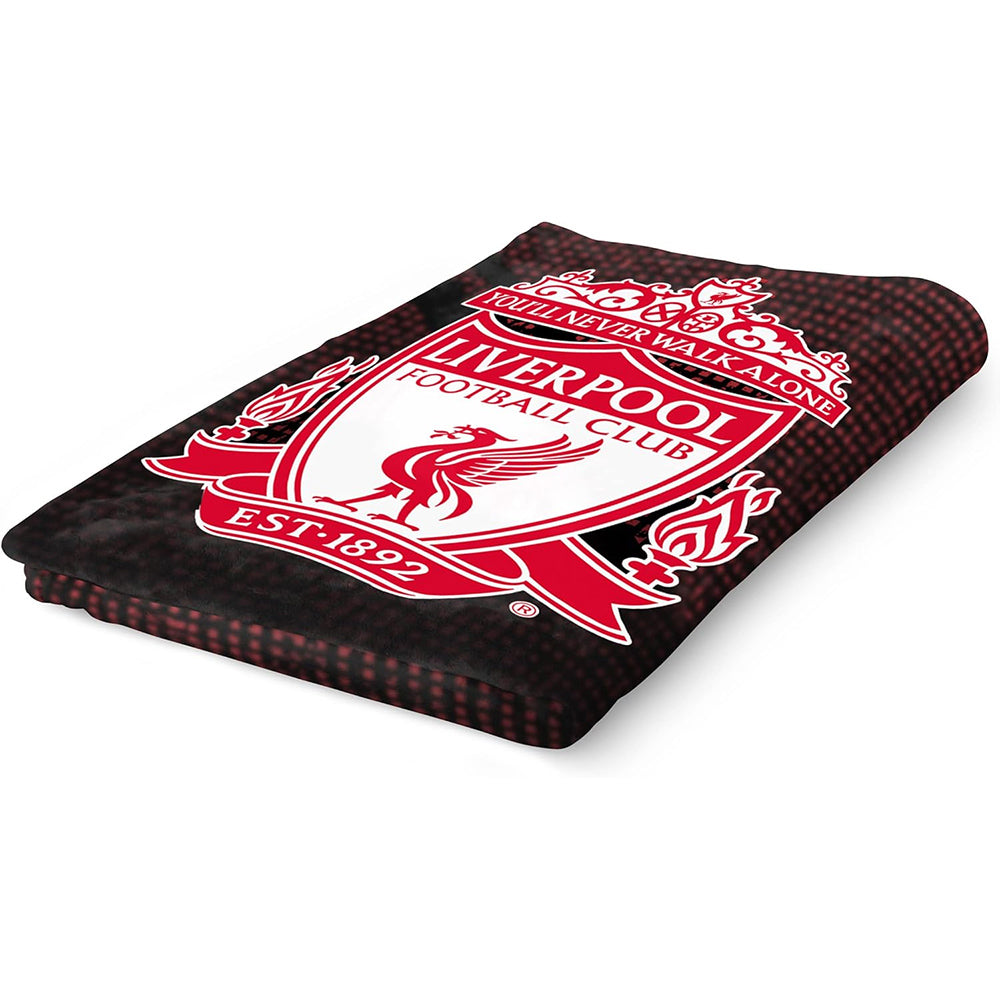 Liverpool deken YNWA noir/rouge 100 x 150 cm
