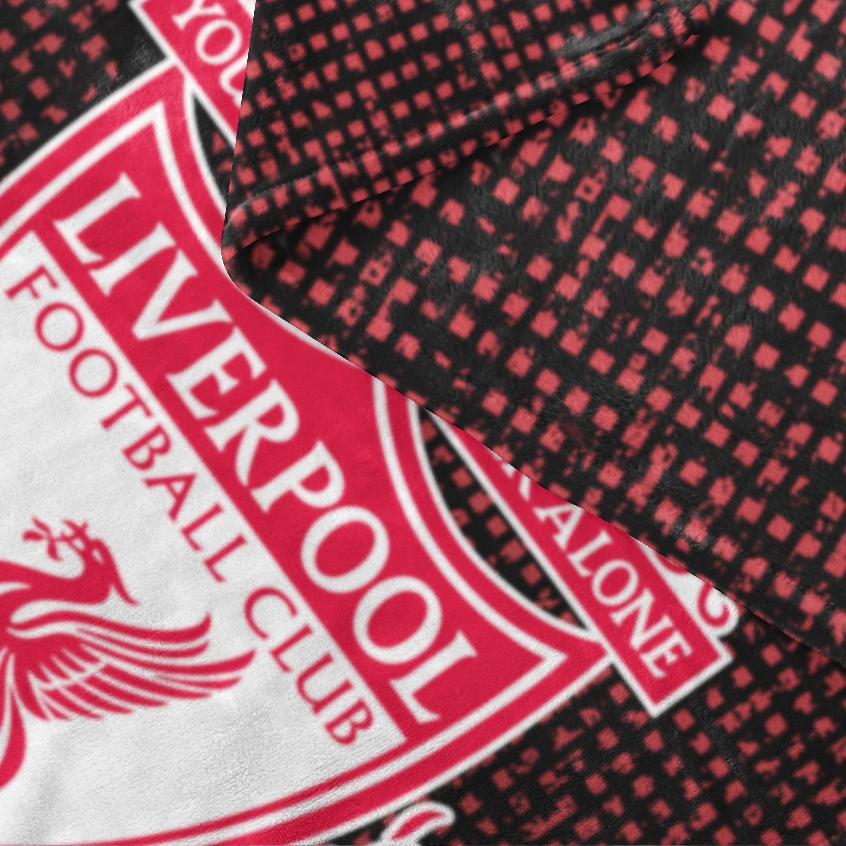 Liverpool deken YNWA noir/rouge 100 x 150 cm