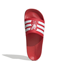 Chaussons Adidas Adilette bleu/blanc — UK 10 (taille 44,5)