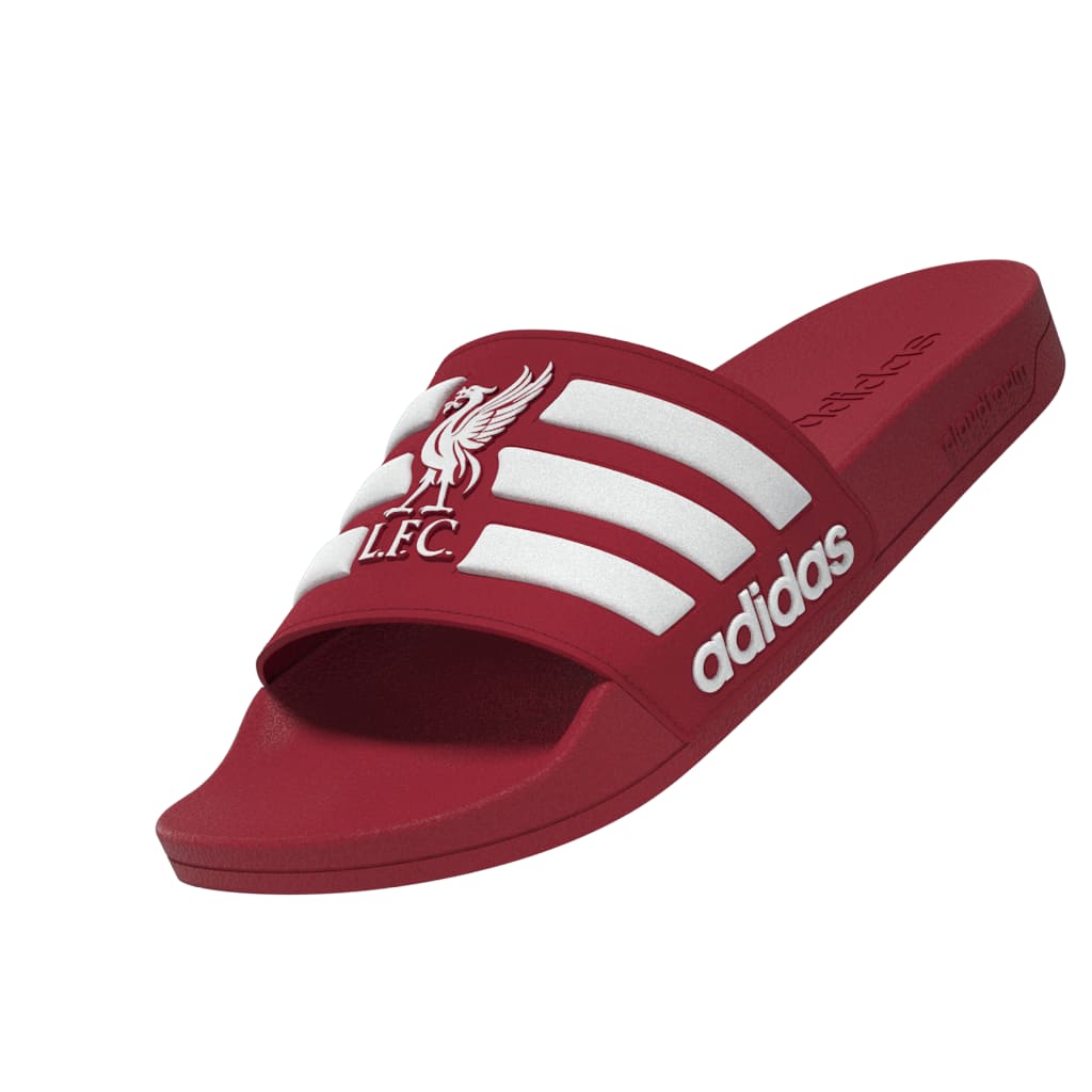 Liverpool Adidas slippers Adilette rood/wit