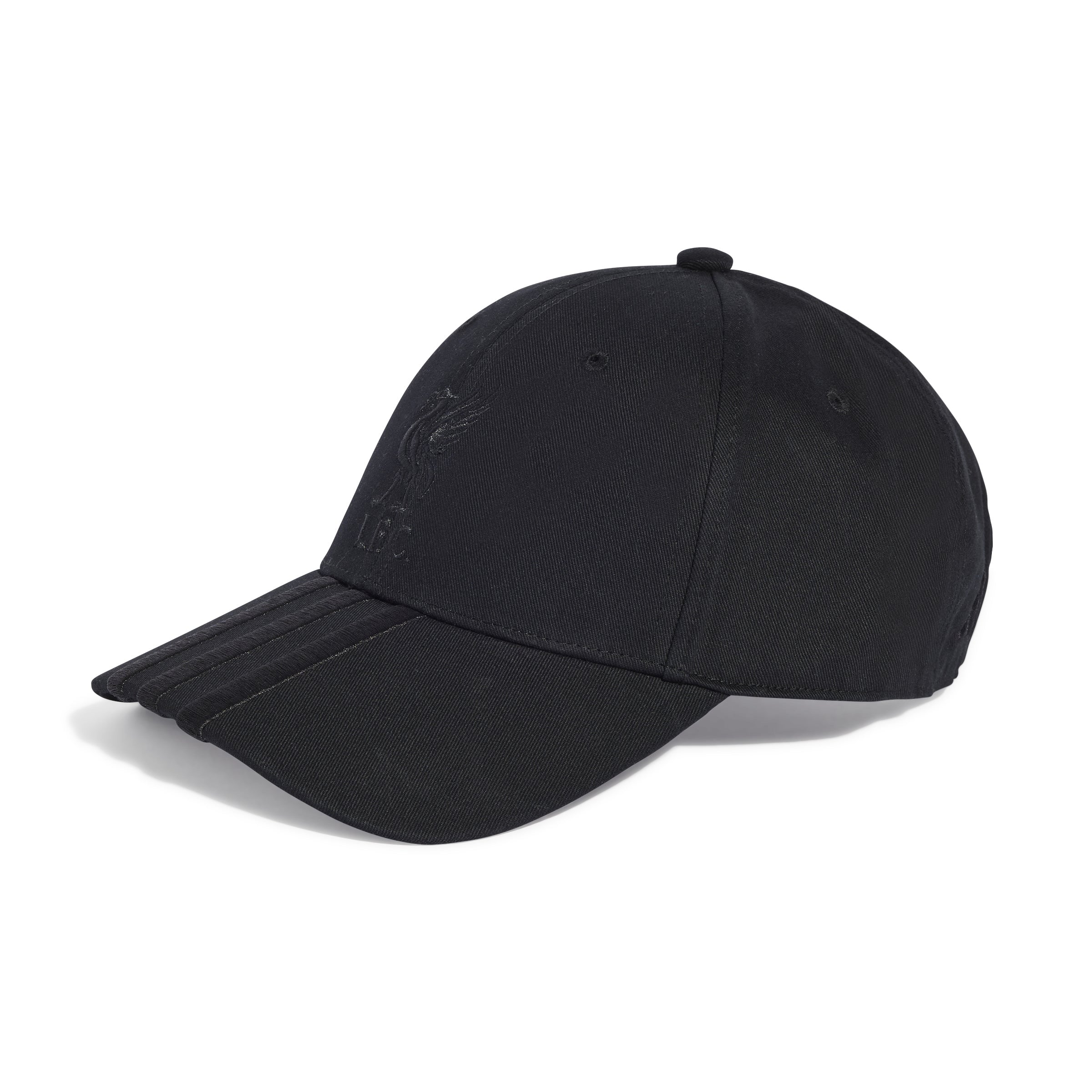 Liverpool pet Adidas 3 strepen zwart