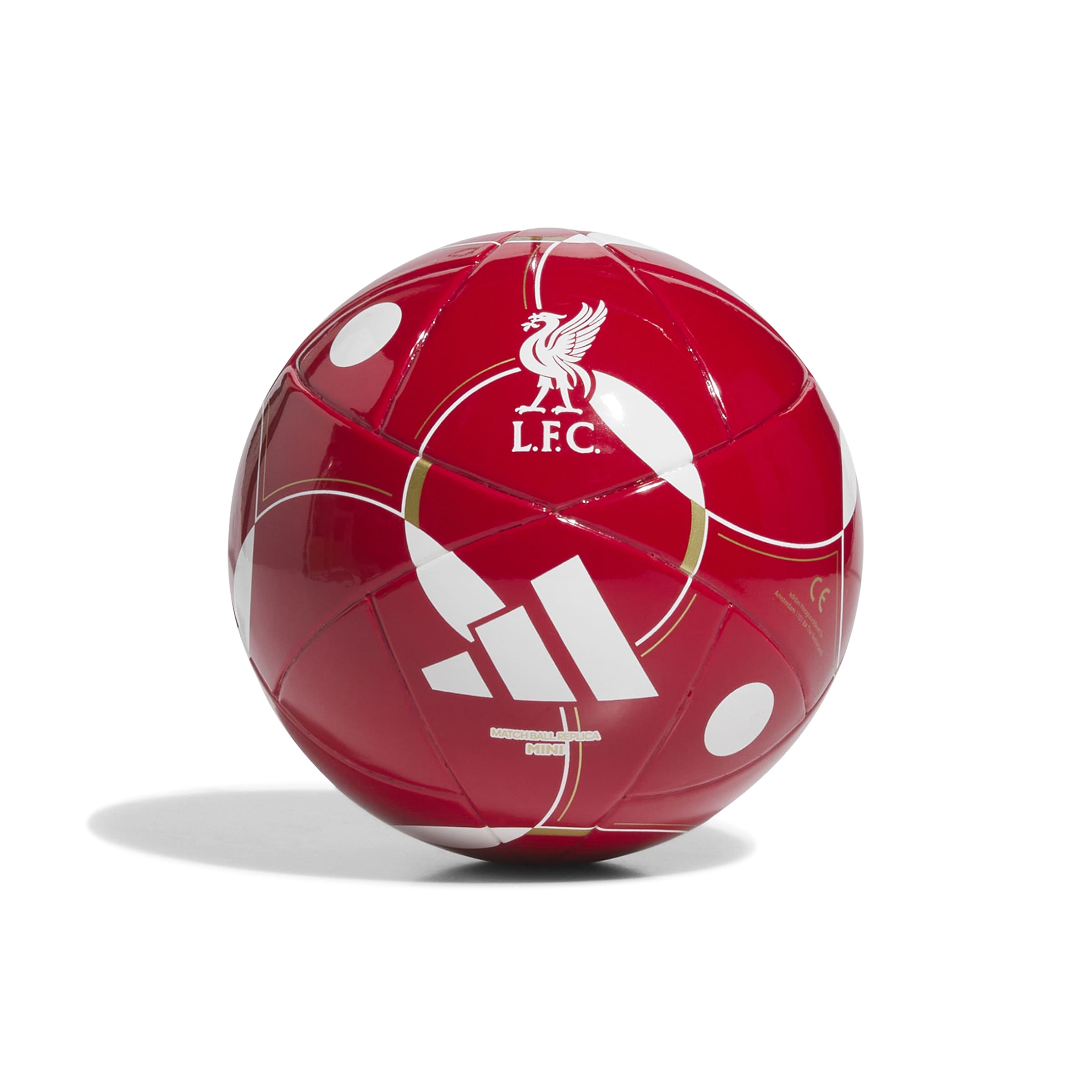 Liverpool bal Adidas Club home maat 1 (Mini) rood