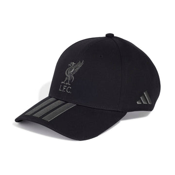 Liverpool pet Adidas 3 strepen zwart