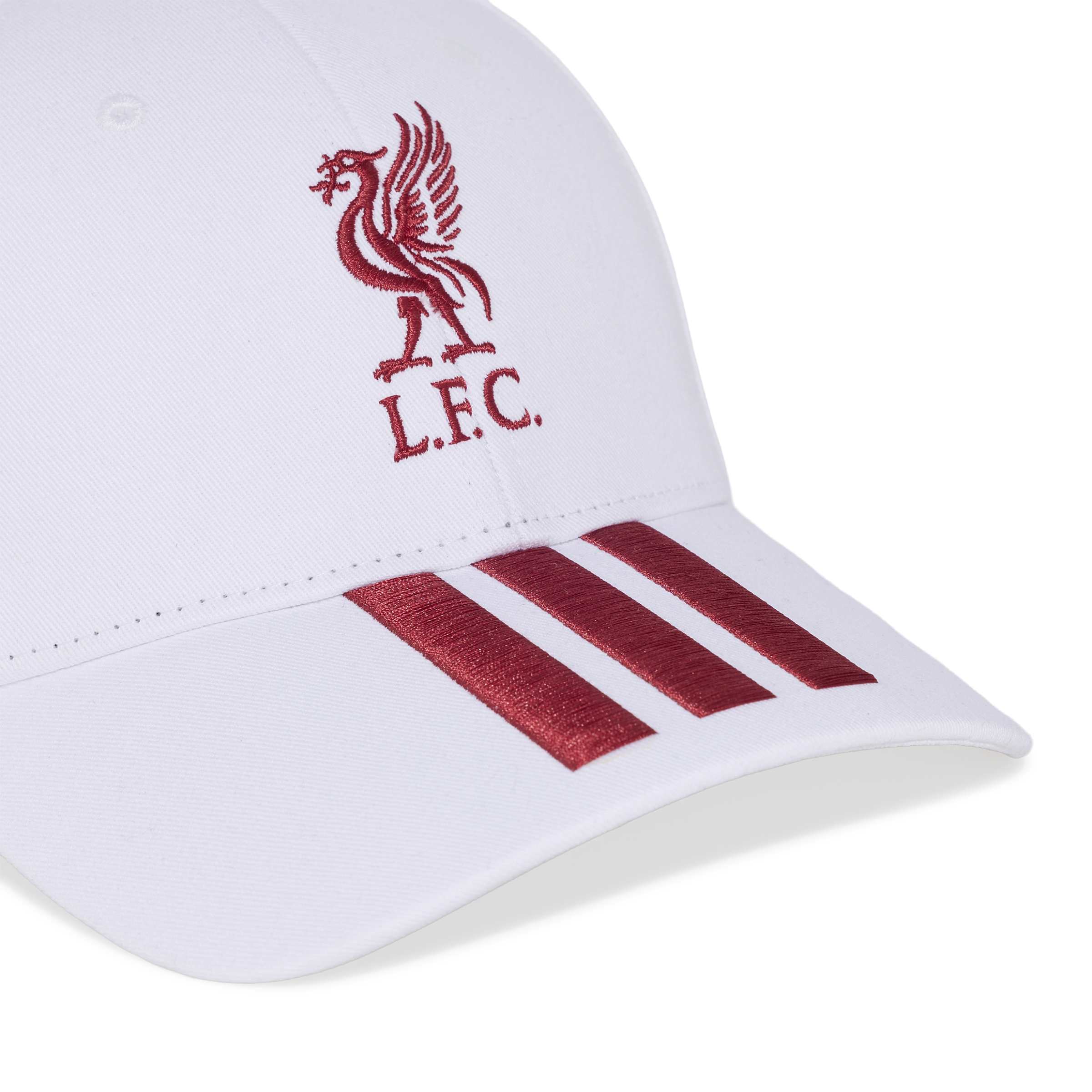 Liverpool pet Adidas 3 strepen wit