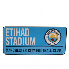 Assiette Manchester City bleue 40 x 18 cm