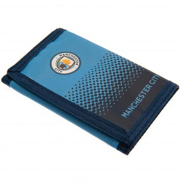 Portefeuille Manchester City fade bleu