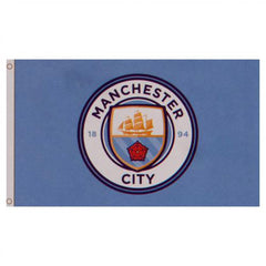 Manchester City vlag logo 90 x 150 cm