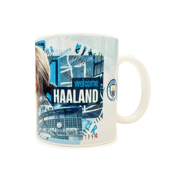 Manchester City mug Haaland blue