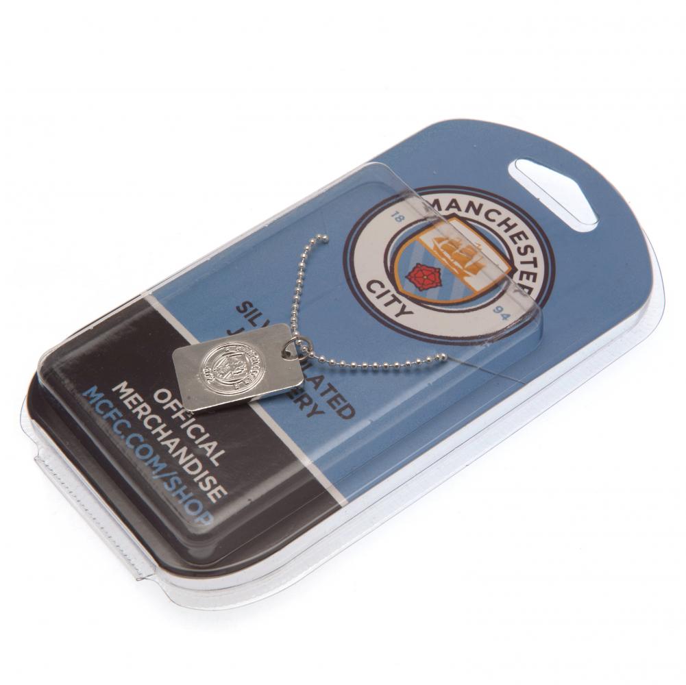 Manchester City ketting dogtag metaal