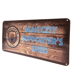 Panneau de remise d'assiettes Manchester City 40 x 18 cm