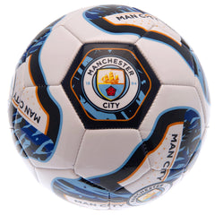 Manchester City ball signatures SIG blue