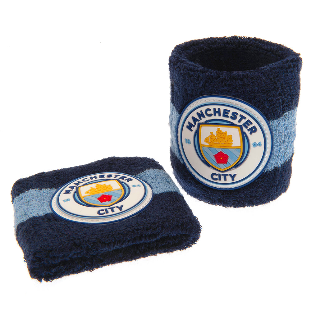 Manchester City wristbands 2 pieces blue