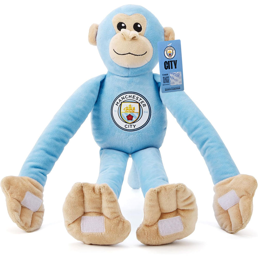 Manchester City Hanging monkey 44 cm blauw