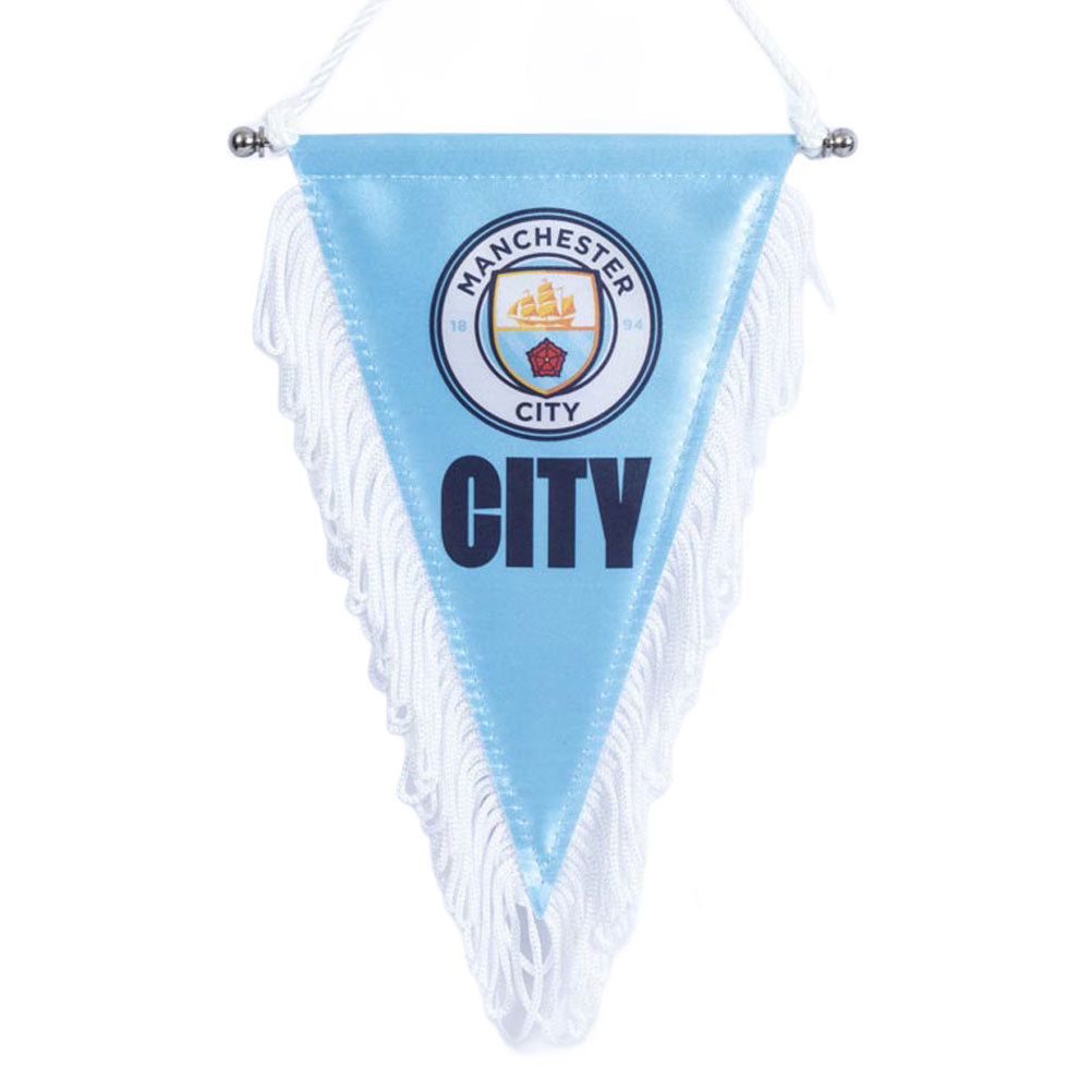 Manchester City wimpel DR 12 x 15 cm