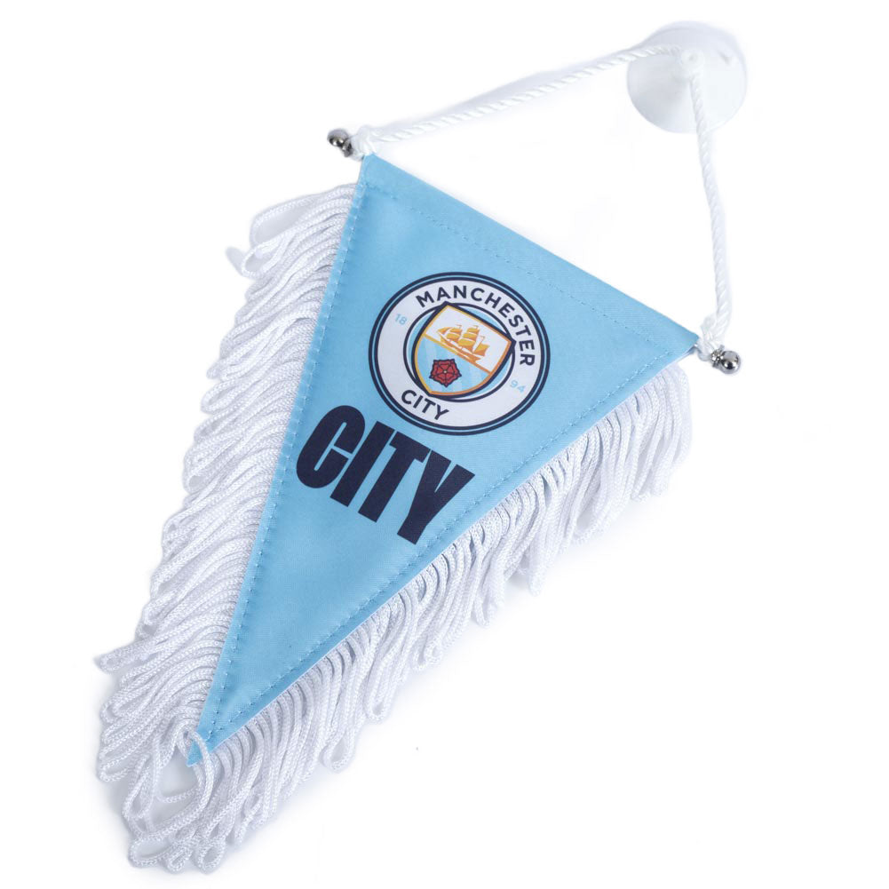 Manchester City wimpel DR 12 x 15 cm