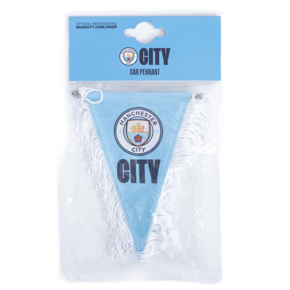 Manchester City wimpel DR 12 x 15 cm