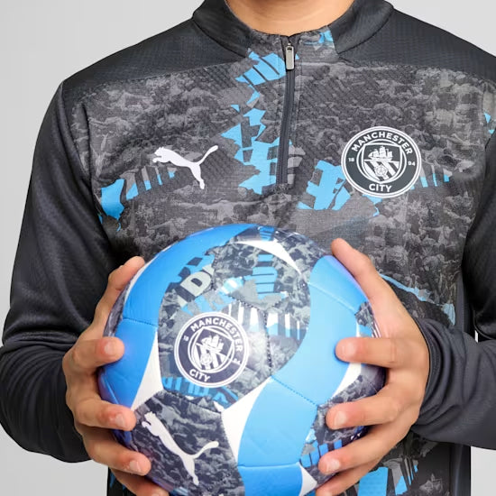 Manchester City bal Puma prematch grijs/blauw