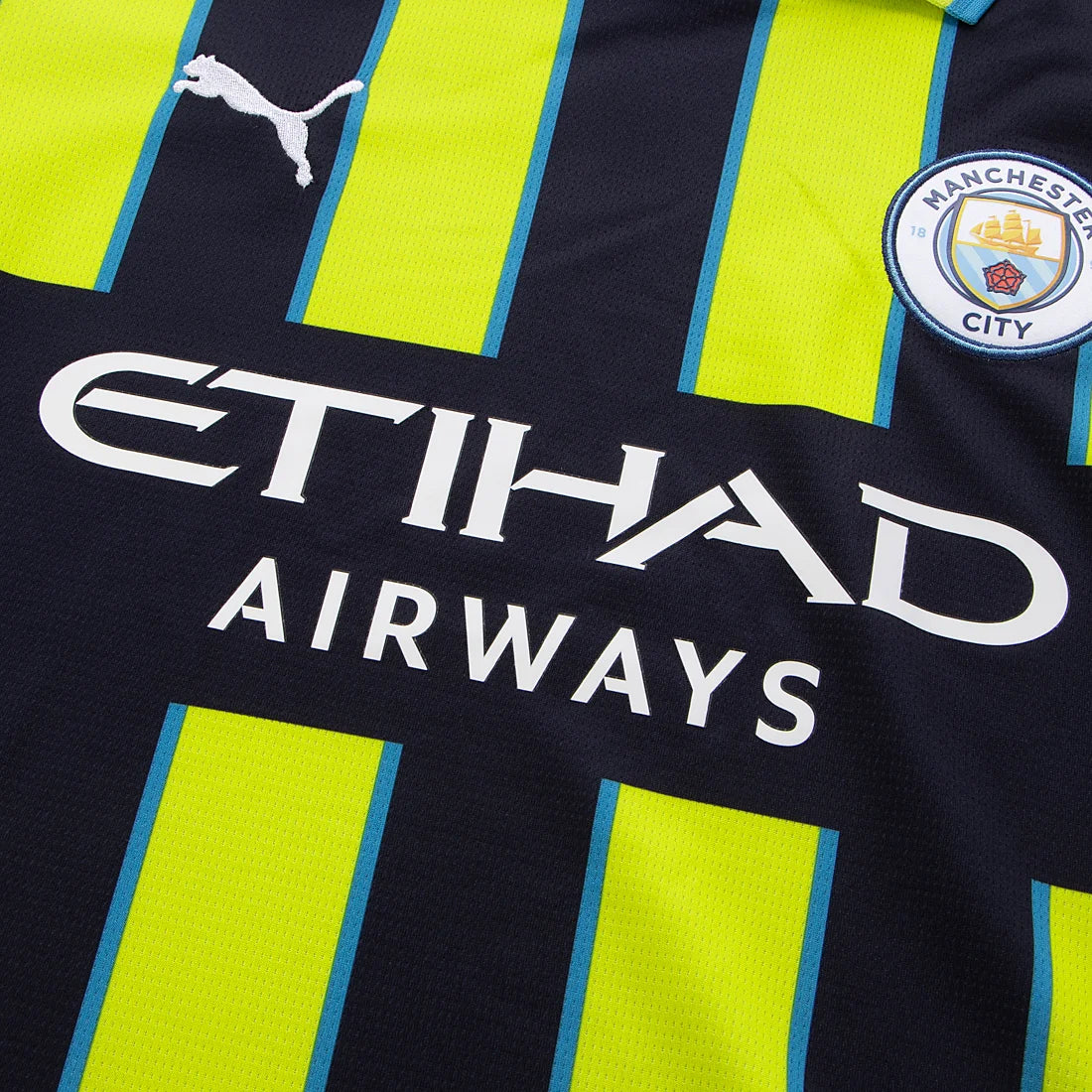 Manchester City away shirt Puma navy/geel