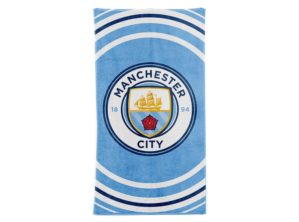 Manchester City handdoek PS blauw 70 x 140 cm