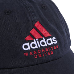 Manchester United pet Adidas zwart/rood