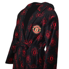 Manchester United badjas logo's zwart