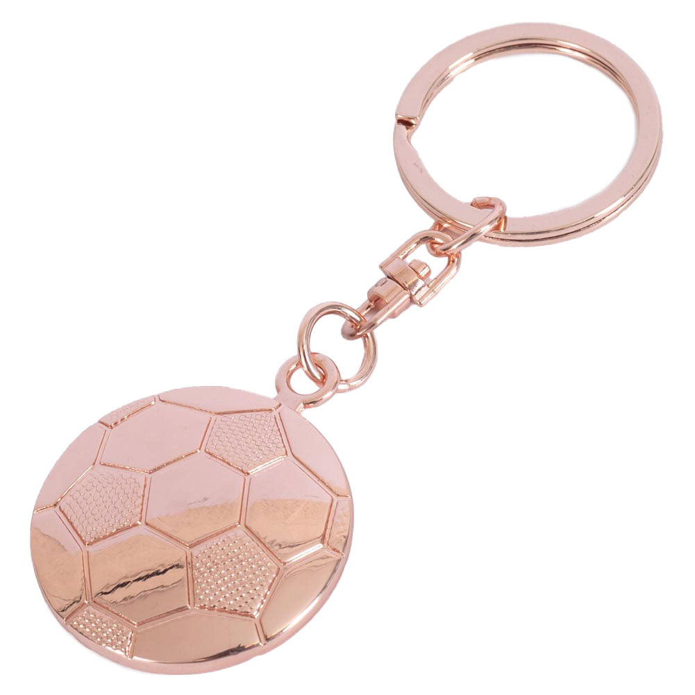 Manchester United sleutelhanger rose gold bal