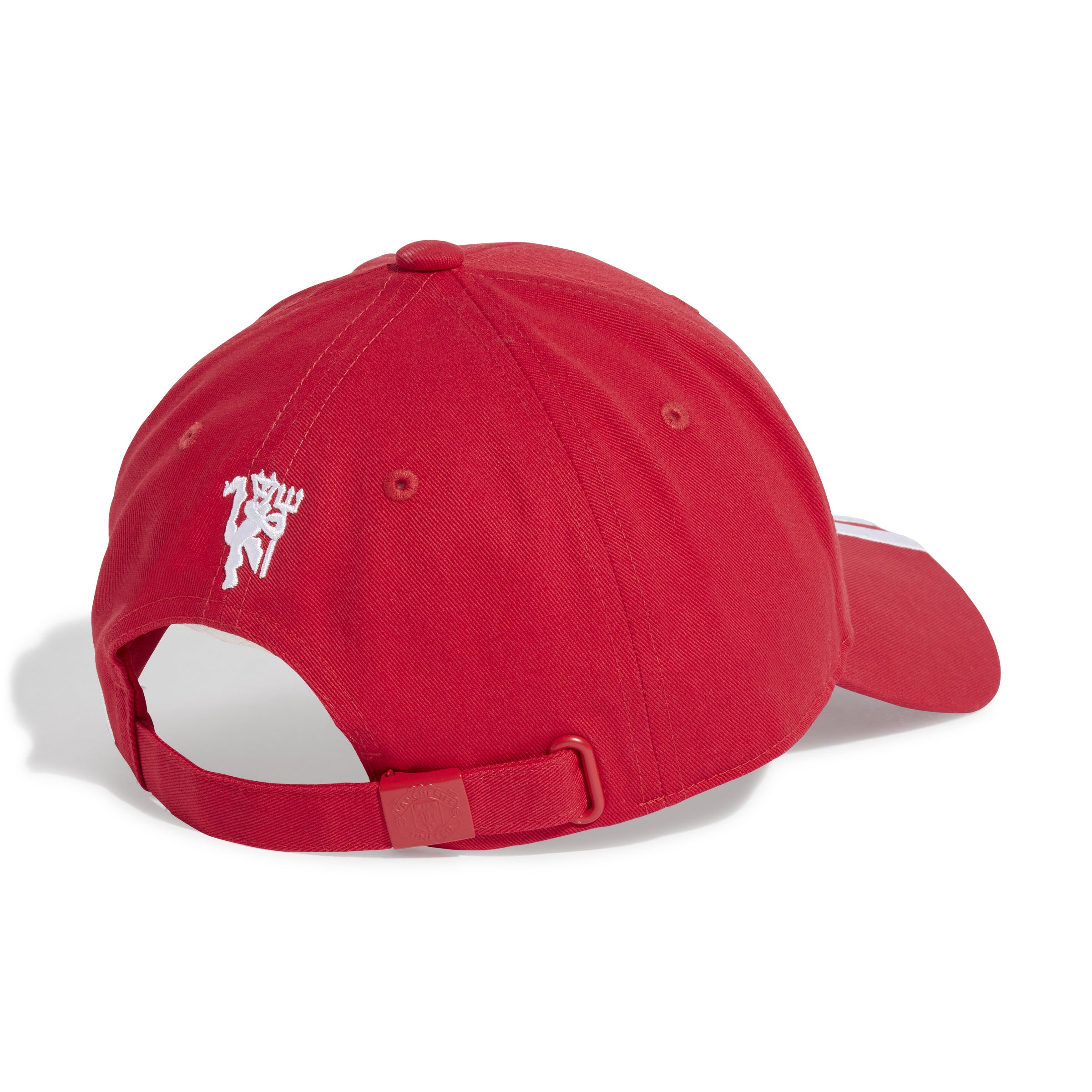 Manchester United pet Adidas 3 bandes volwassenen rouge/blanc