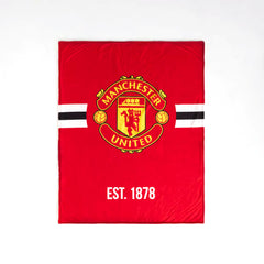 Manchester United deken sherpa Stripe 125 x 150 cm