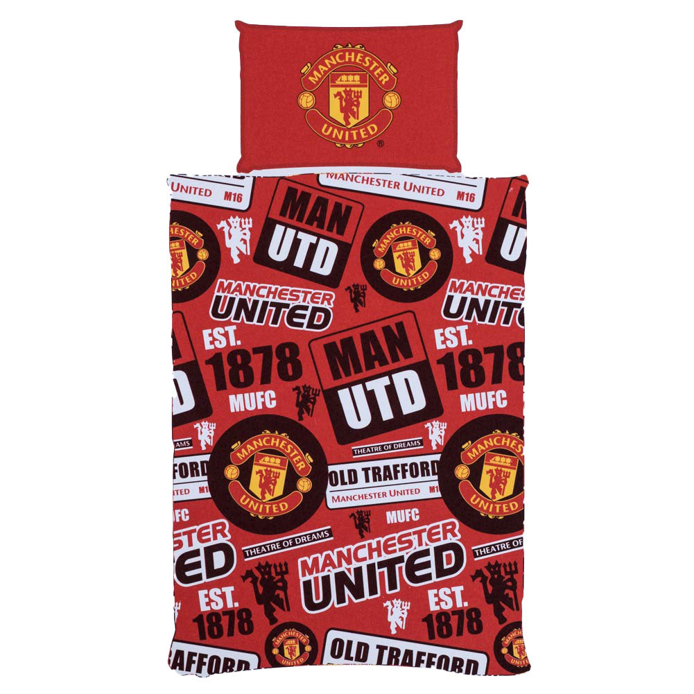 Manchester United dekbedovertrek Patch 1 persoons