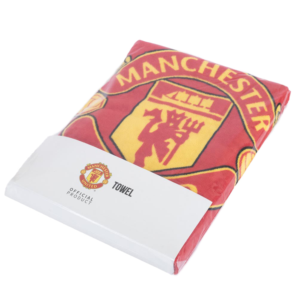Manchester United handdoek ST rood 70 x 140 cm