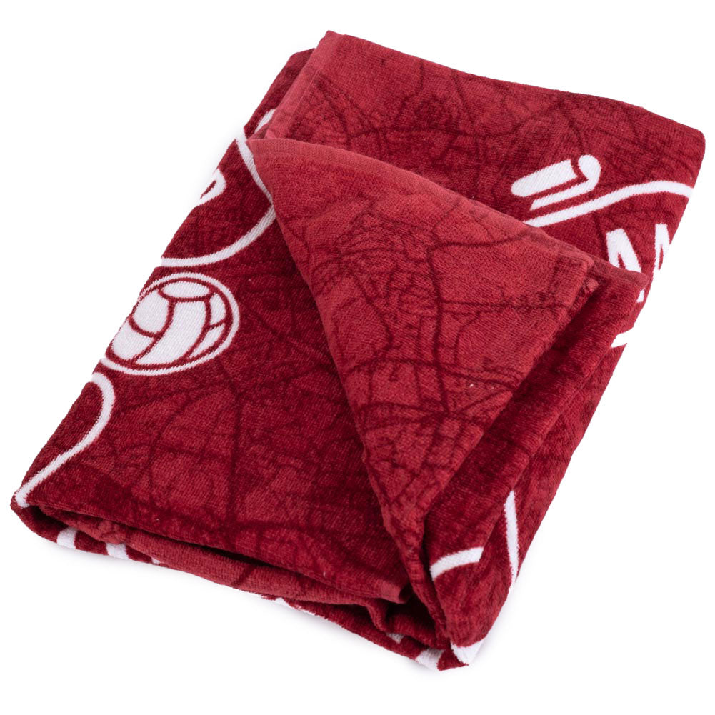Manchester United handdoek MU rood 70 x 140 cm