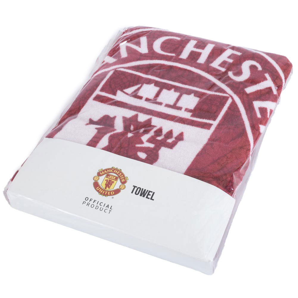 Manchester United handdoek MU rood 70 x 140 cm